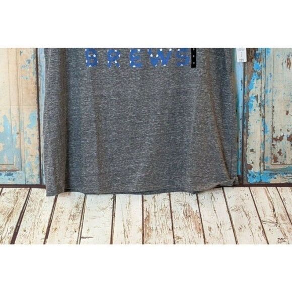 Torrid Womens Size 00 Gray Red Wine And Brews Slim Fit Crewneck Short Sleeve Tee - Picture 5 of 9